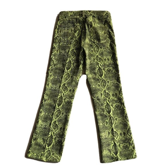 J Brand Denim Lime Boa Selena Mid-rise Cropped Boot JB002361 Jeans Size 26 - Picture 11 of 12